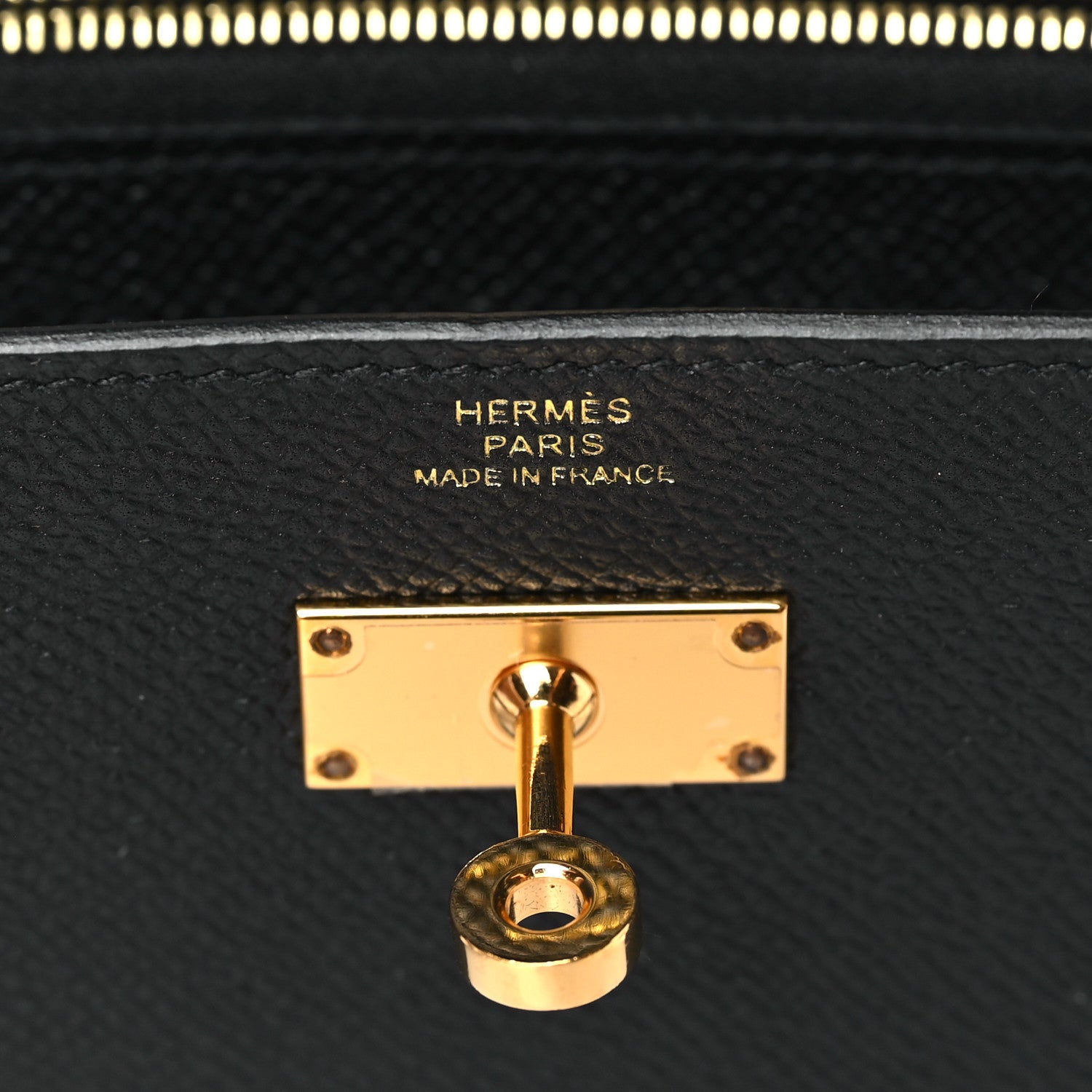 Hermes Epsom Kelly Longue Wallet Black 6 of 7