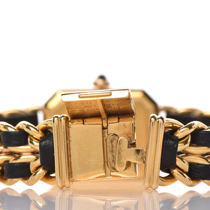 Chanel Stainless Steel Lambskin 20mm Chain Premiere Quartz Watch Gold M 5 of 6