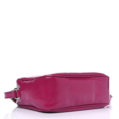 Gucci Soft Patent Small Soho Disco Bag Bright Bougainvillea 3 of 4