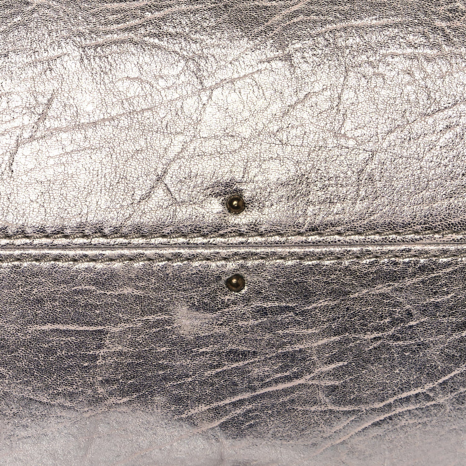 Chloe Metallic Calfskin Medium Paddington Satchel Silver 13 of 13