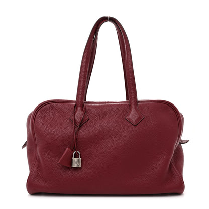 Hermes Taurillon Clemence Victoria II 35 Bois de Rose 1 of 12
