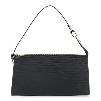 Louis Vuitton Epi Pochette Accessories 24 Black 1 of 14