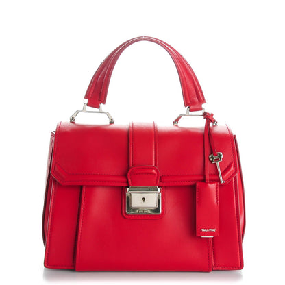 Miu Miu Nappa Top Handle Bag Fuoco 1 of 8