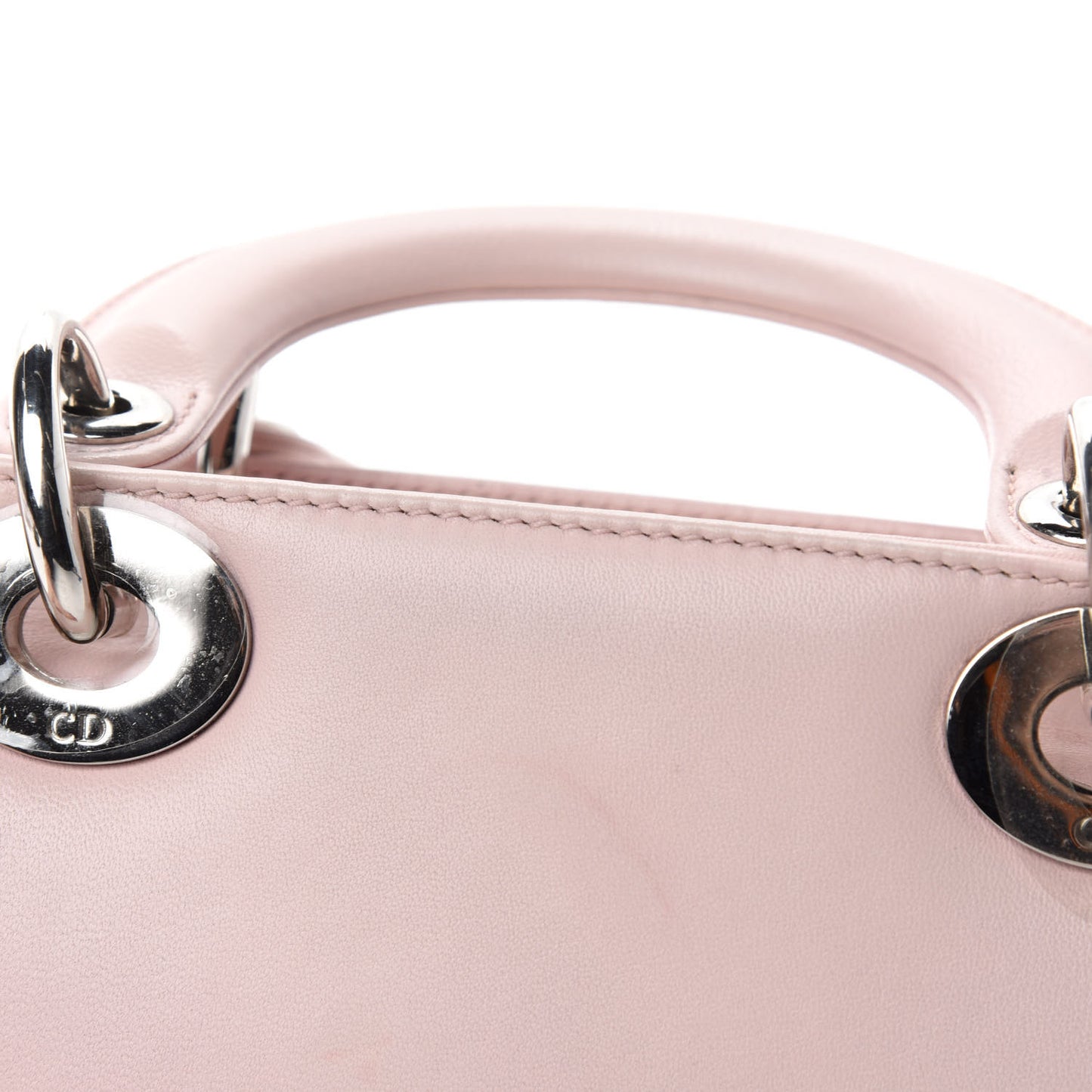 Lambskin Sequin Embroidered Mini Lady Dior Pink