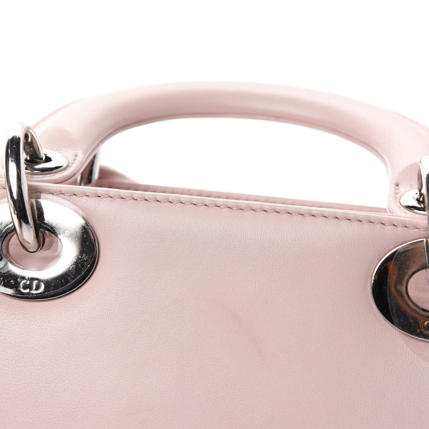 Christian Dior Lambskin Sequin Embroidered Mini Lady Dior Pink 9 of 13