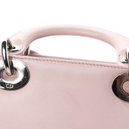 Christian Dior Lambskin Sequin Embroidered Mini Lady Dior Pink 9 of 13