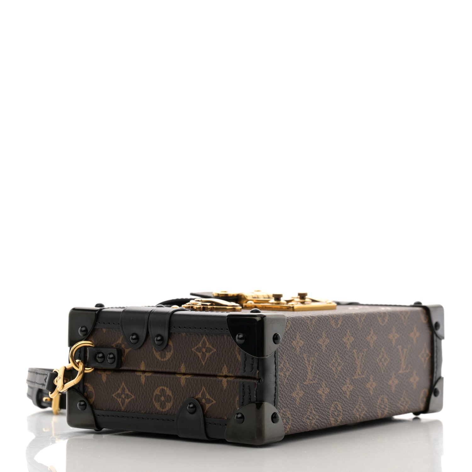 Louis Vuitton Monogram Petite Malle Black 4 of 11