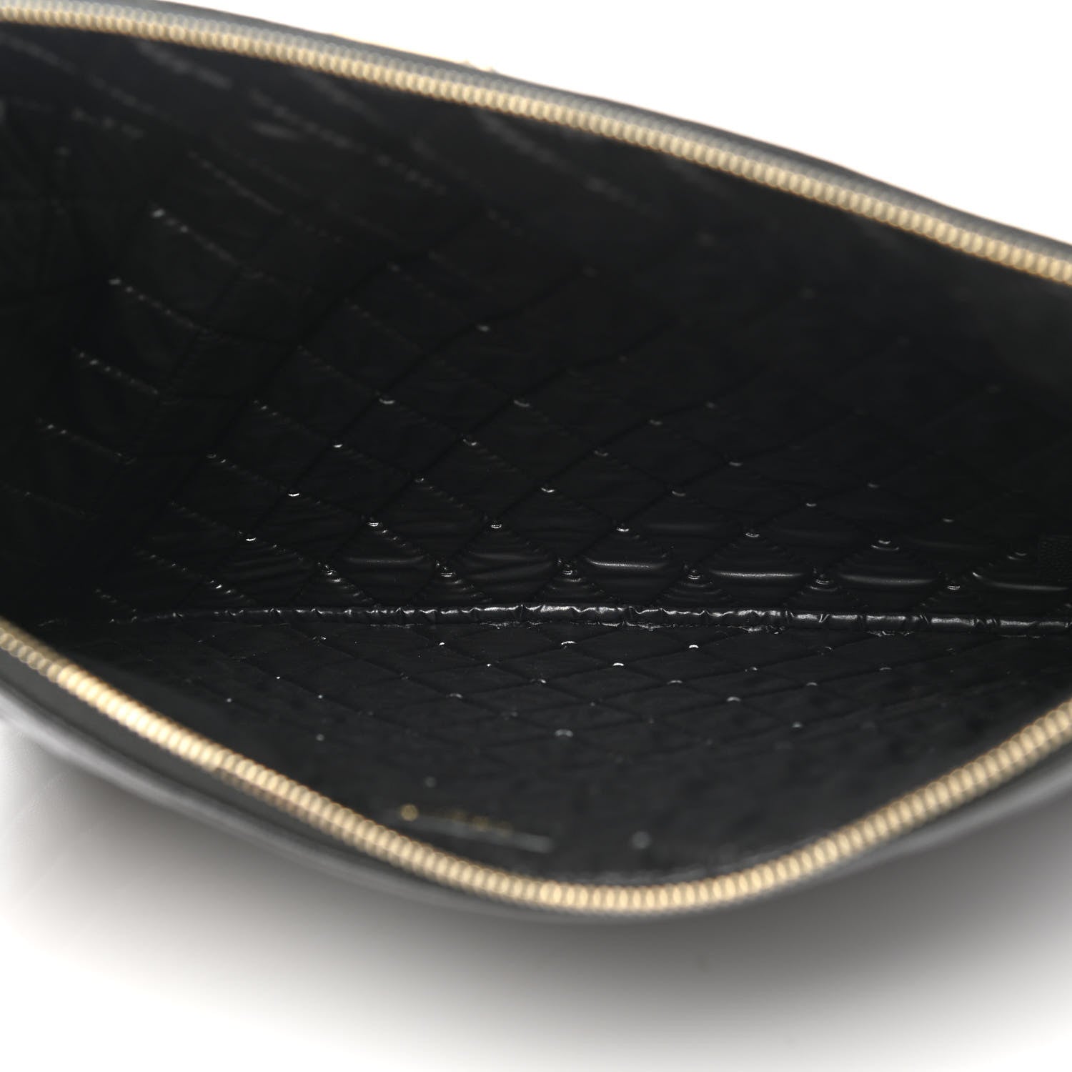 Chanel Caviar Quilted Large Boy Cosmetic Case Black 5 of 7