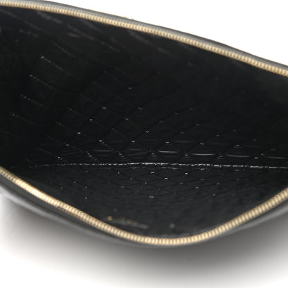 Chanel Caviar Quilted Large Boy Cosmetic Case Black 5 of 7