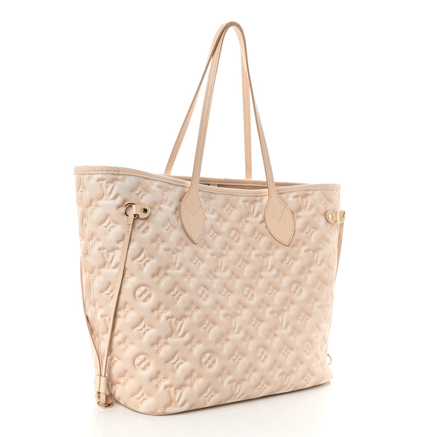 Louis Vuitton Empreinte Monogram Summer Stardust Neverfull MM Beige Clair 3 of 9