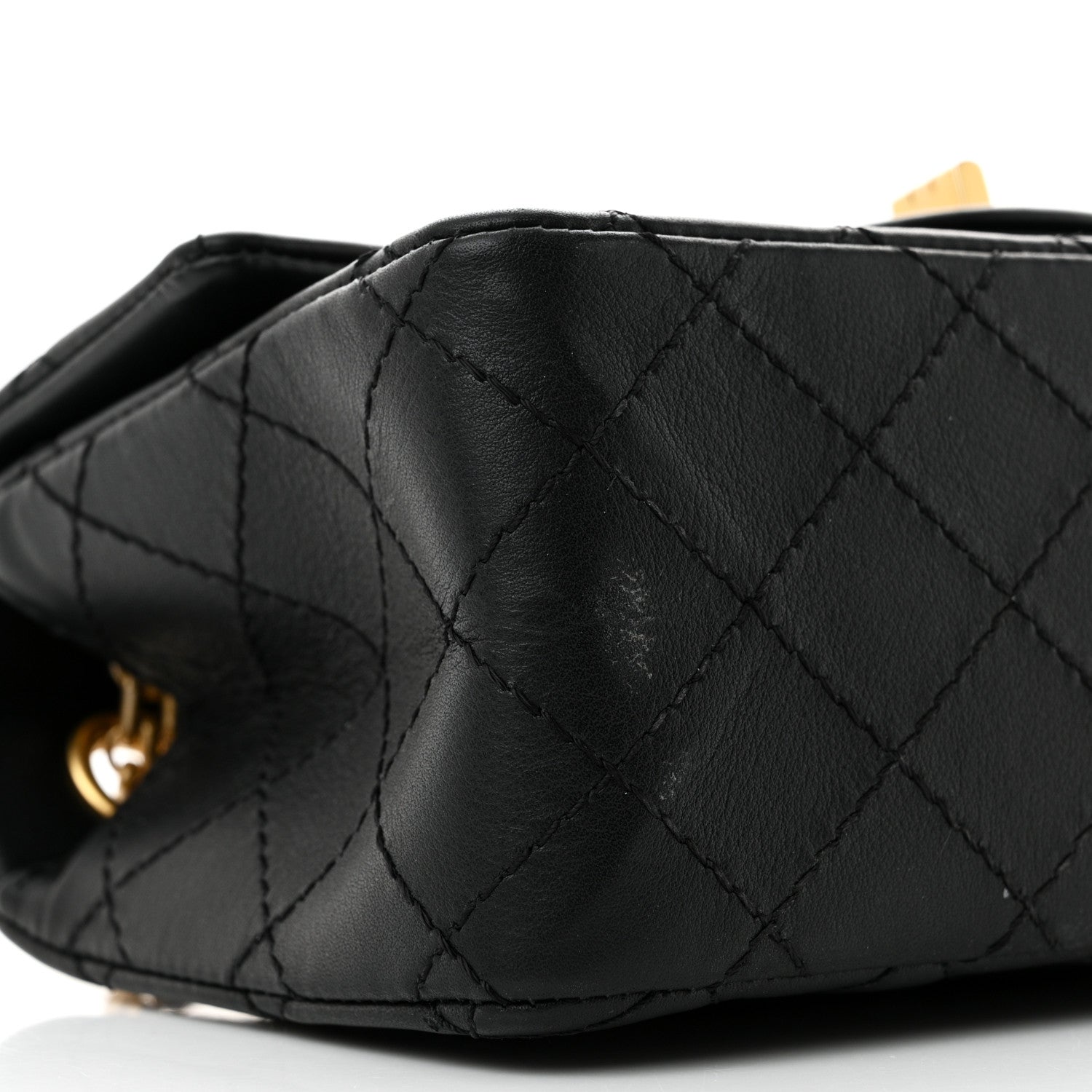 Chanel Calfskin Quilted 2.55 Reissue Mini Flap Black 9 of 11