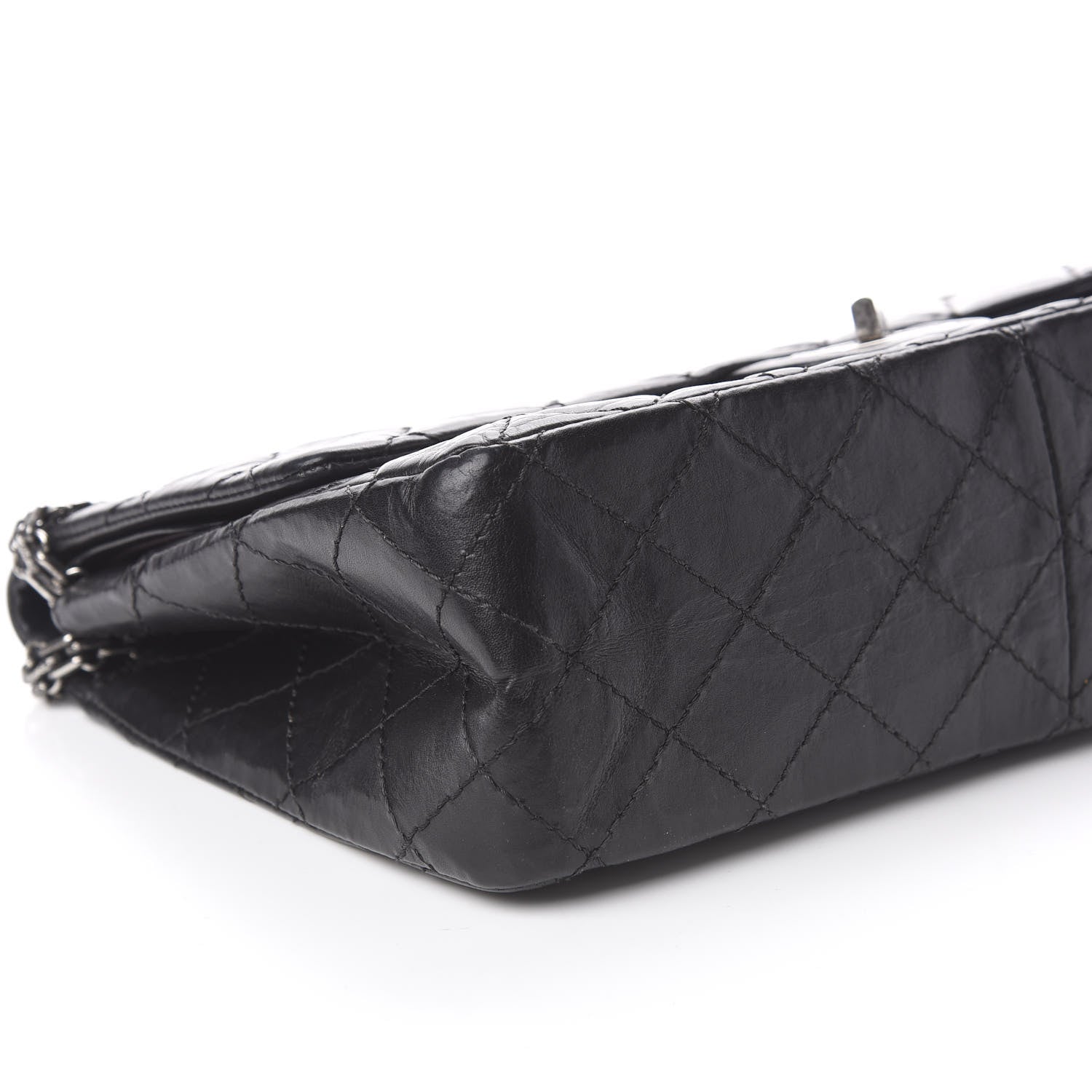 Chanel Aged Calfskin Quilted 2.55 Reissue 226 Flap Black 8 of 10