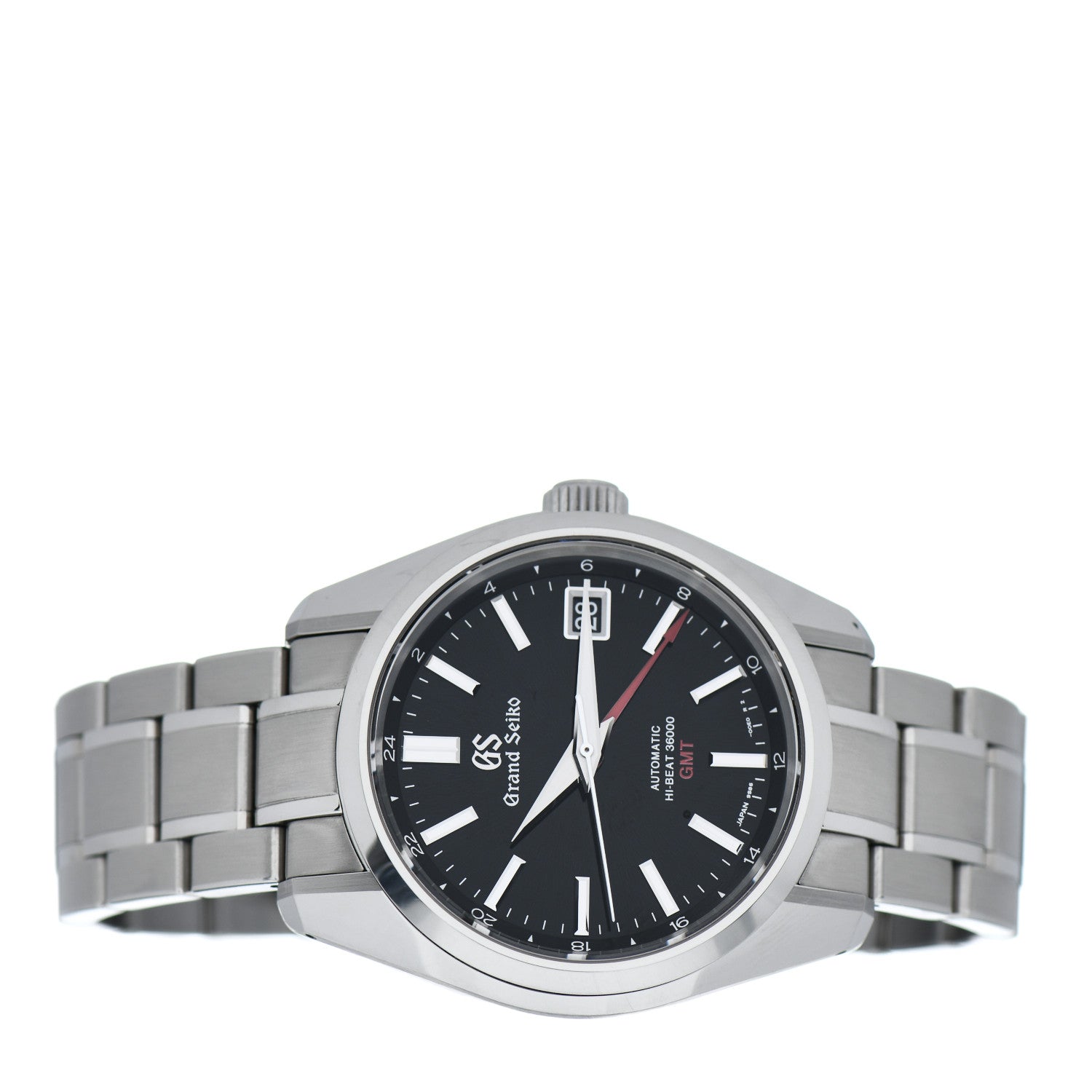 Grand Seiko Stainless Steel 40mm Mechanical High-Beat 36000 GMT Automatic Watch Black SBGJ203 2 of 5