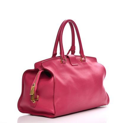 Saint Laurent Calfskin Medium Classic Y Cabas Fuchsia 3 of 12