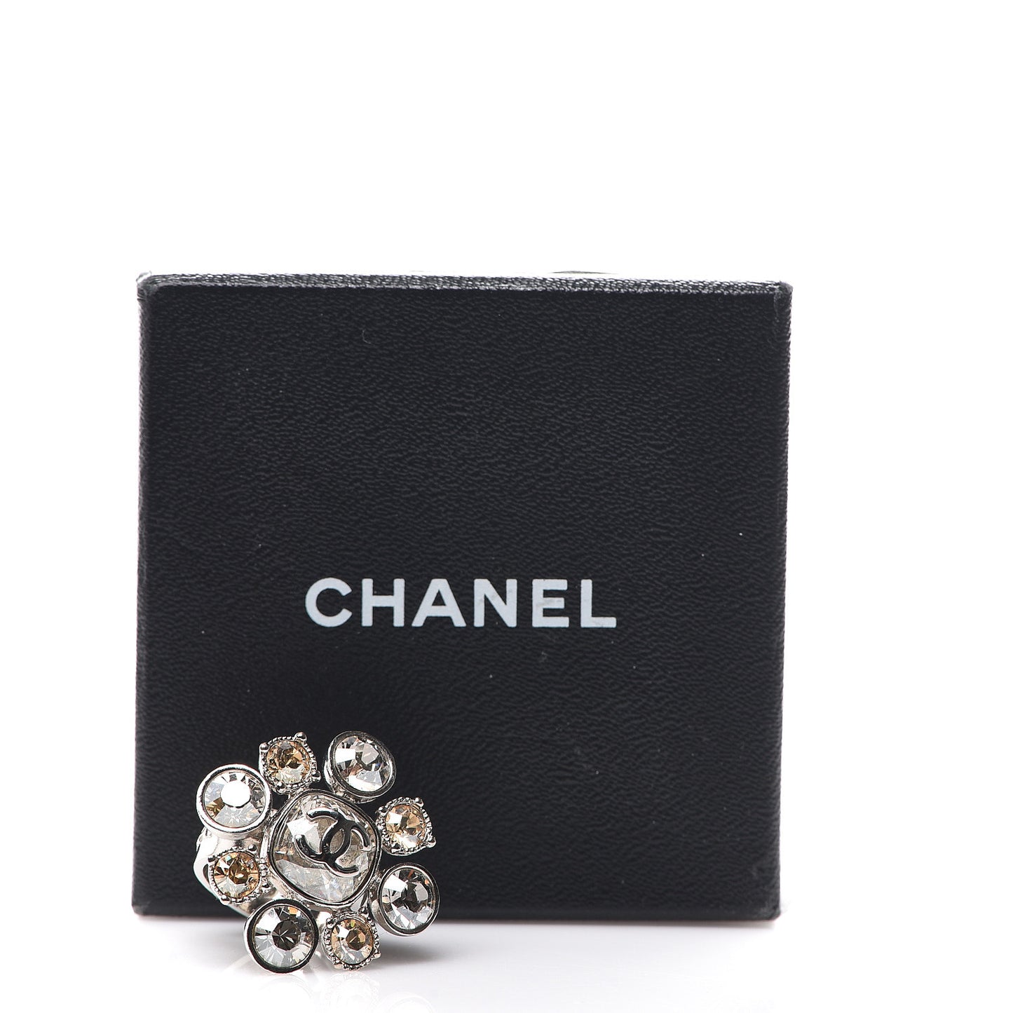 Crystal CC Ring 6.5 Silver Multicolor