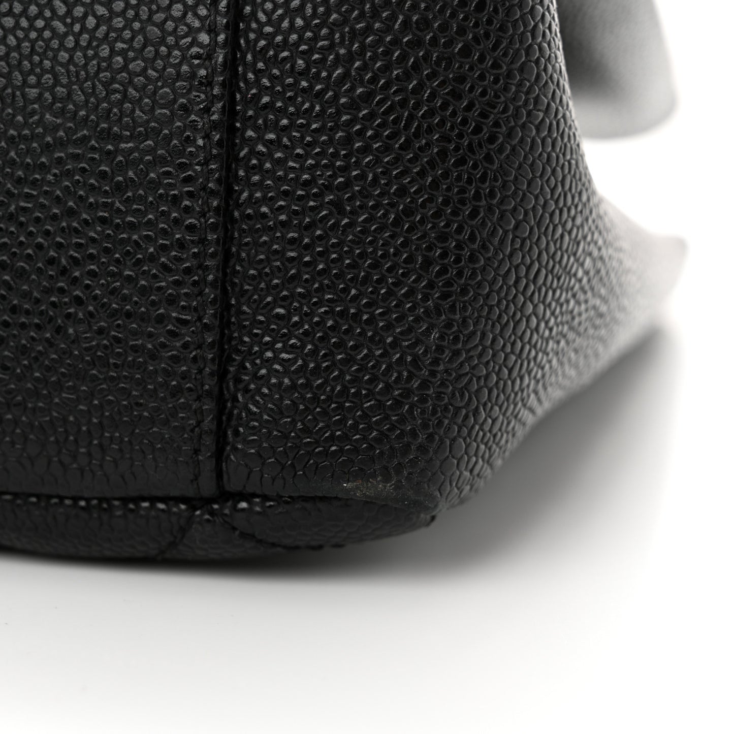 Caviar Quilted Grand Shopping Tote GST Black