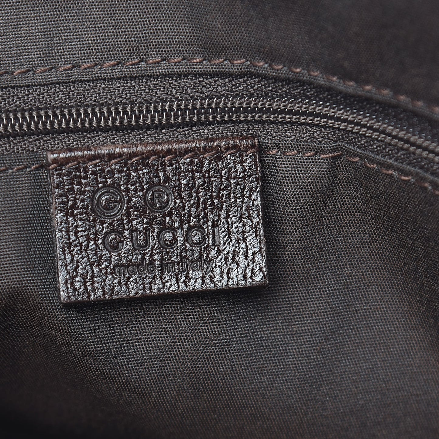 GG Plus Monogram Flat Messenger Beige Dark Brown