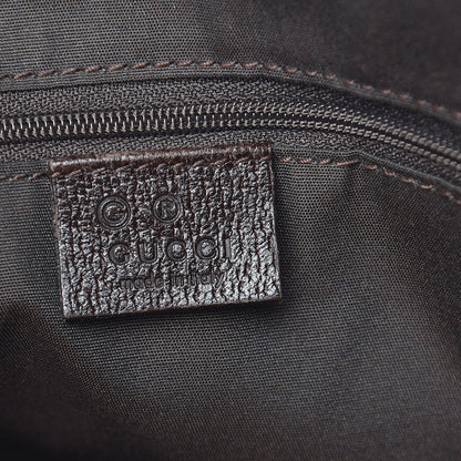 Gucci GG Plus Monogram Flat Messenger Beige Dark Brown 8 of 9