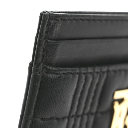 Burberry Lambskin Quilted Small Lola Card Holder Black 7 of 12