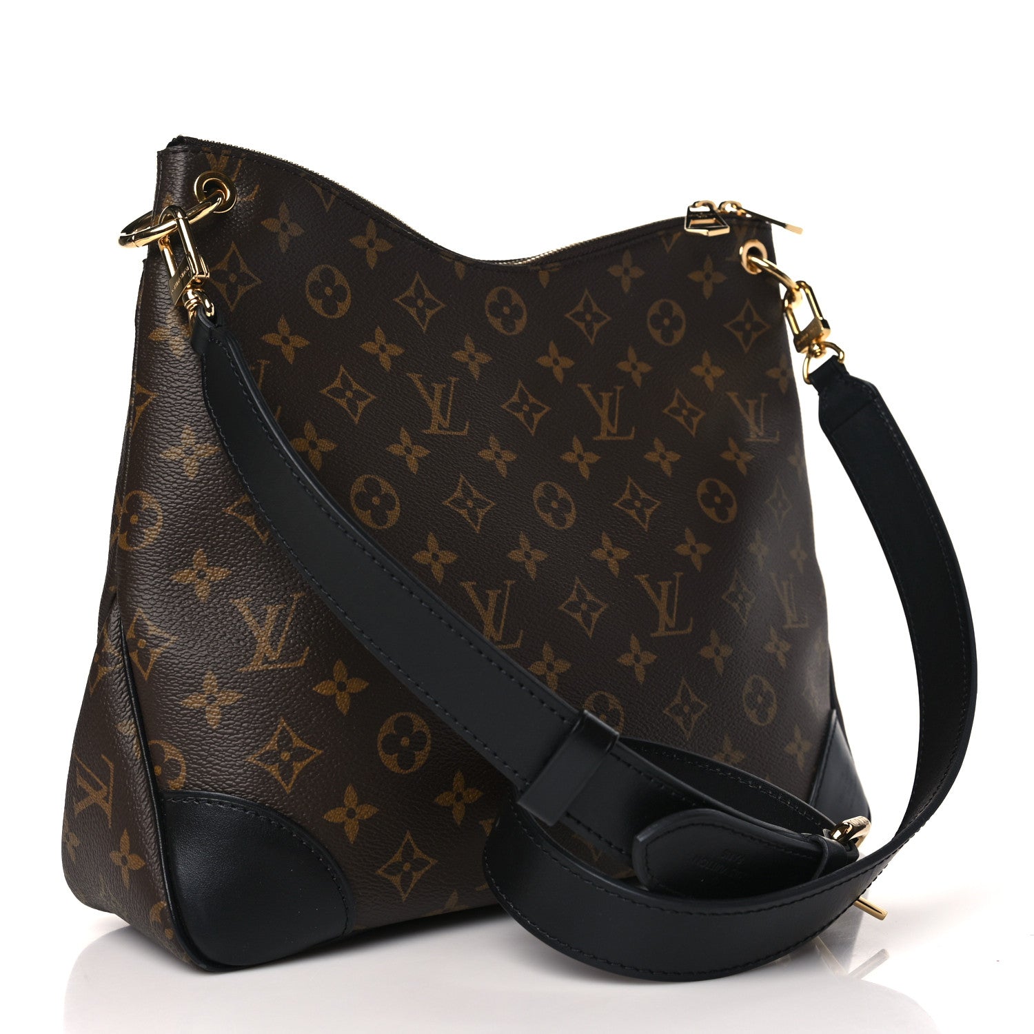 Louis Vuitton Monogram Odeon MM Black 2 of 7