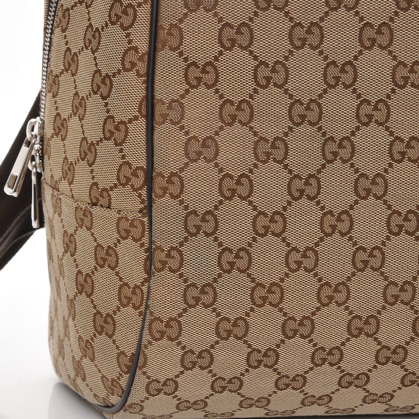 GG Monogram Travel Backpack Dark Brown