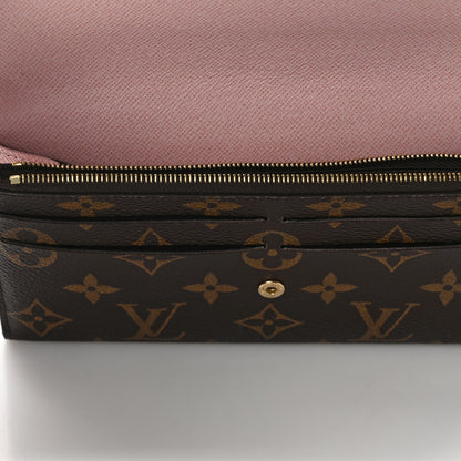 Louis Vuitton Monogram Emilie Wallet Rose Ballerine 7 of 9