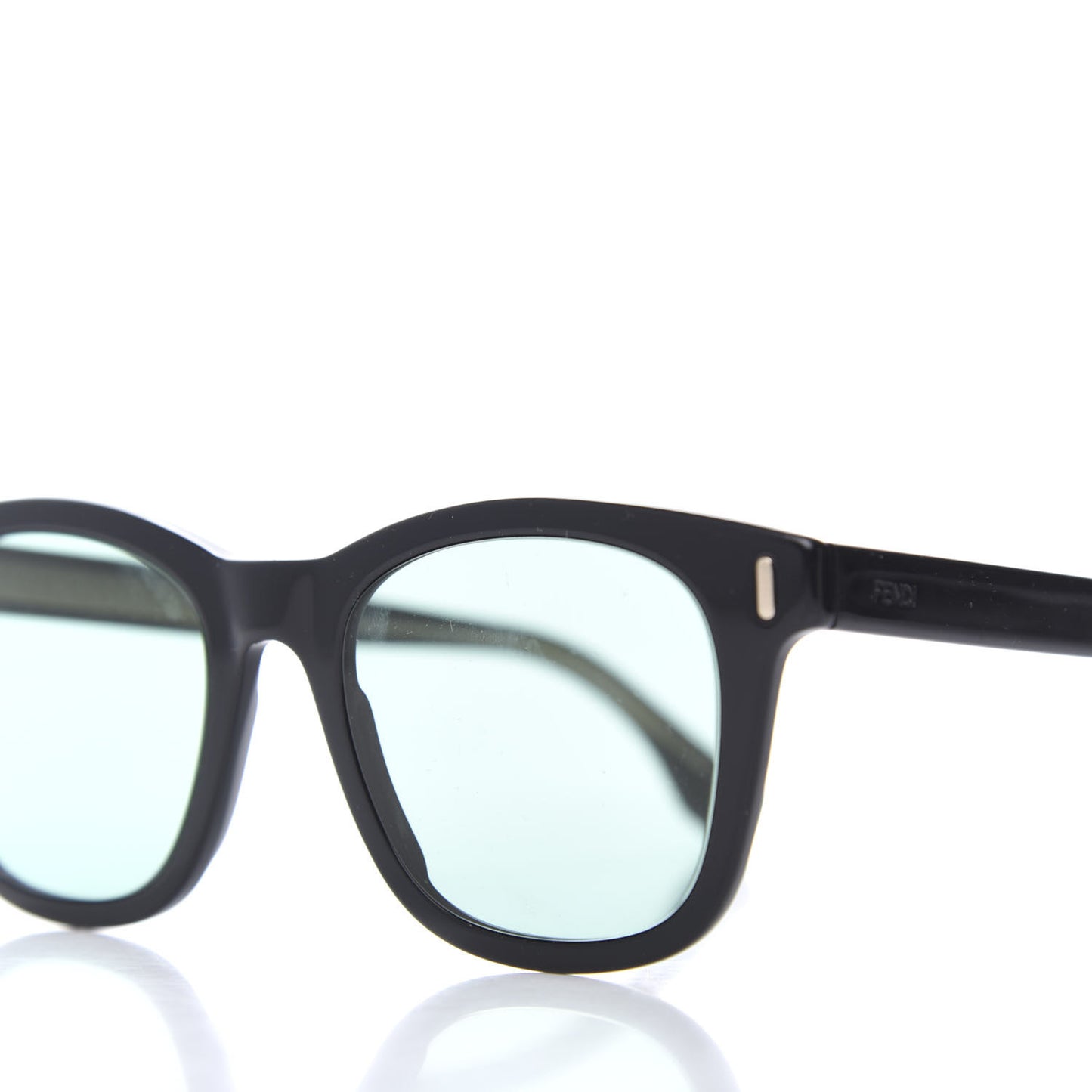 Acetate Rectangular FF M0040/S Sunglasses Black