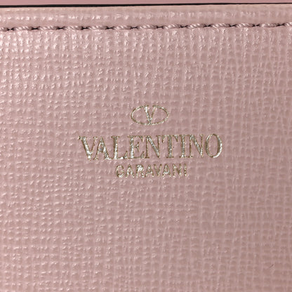 Valentino Garavani Grainy Calfskin VLogo Stud Sign Shoulder Bag Rose Quartz 7 of 7