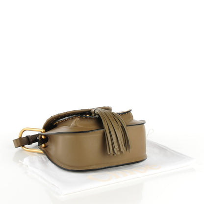 Chloe Calfskin Small Hudson Shoulder Bag Merino Grey 4 of 8