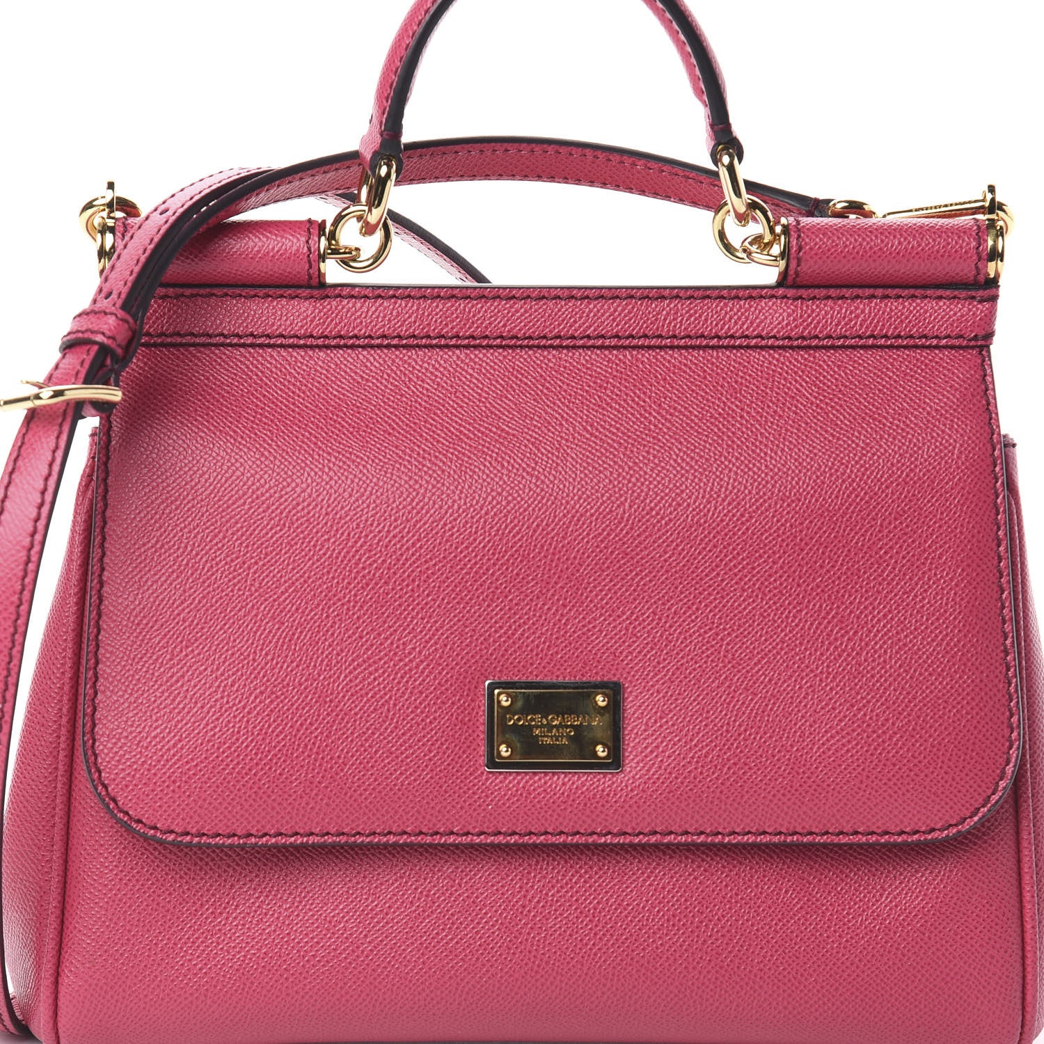 Dolce & Gabbana Dauphine Small Miss Sicily Satchel Pink 6 of 8