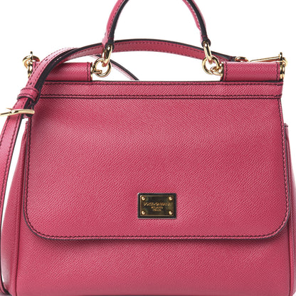 Dolce & Gabbana Dauphine Small Miss Sicily Satchel Pink 6 of 8