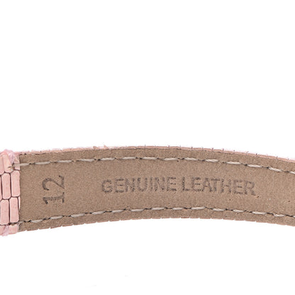 Fendi Stainless Steel Calfskin Diamond Pink Mother of Pearl 23mm Moda Quartz Watch 5 of 10