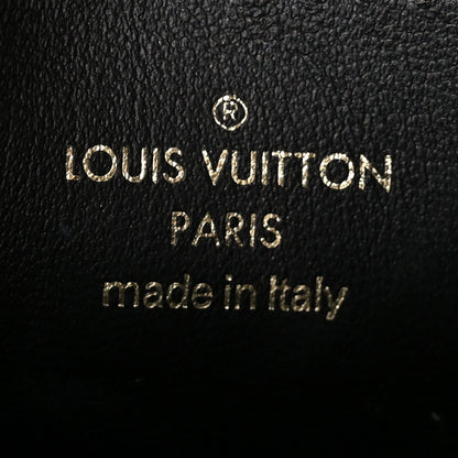 Louis Vuitton Lambskin Malletage Top Handle GO-14 MM Black 7 of 10