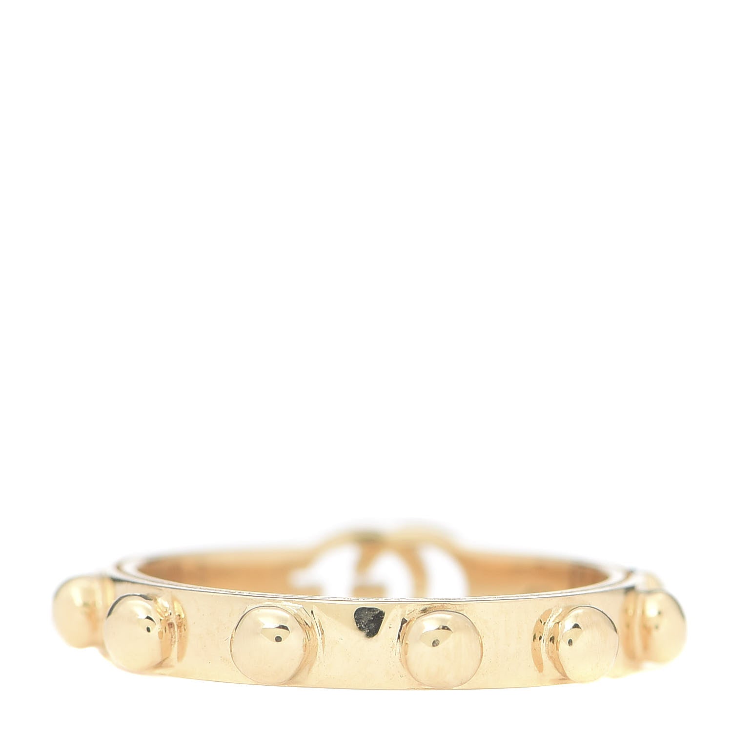 Gucci 18K Yellow Gold Running G Ring 52 6 3 of 7