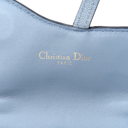 Christian Dior Goatskin Nano Saddle Chain Pouch Cloud Blue 6 of 9