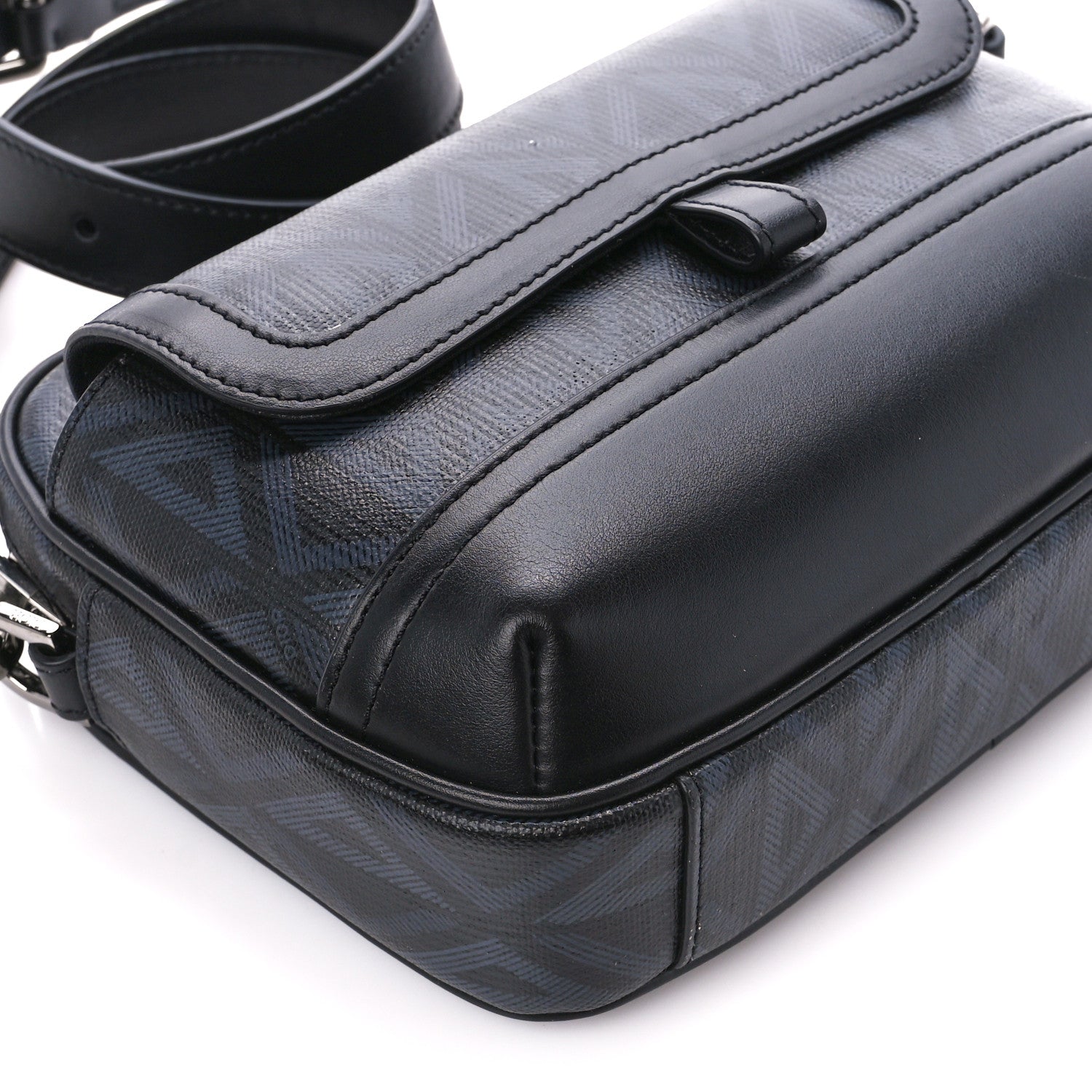 Christian Dior Coated Canvas CD Diamond Hit The Road Messenger Black 10 of 11