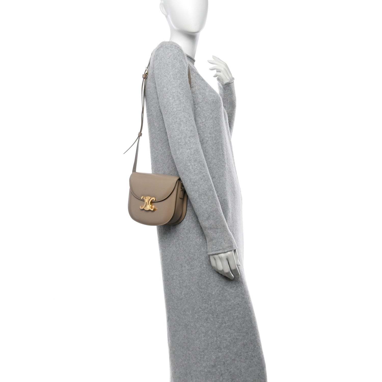 Celine Shiny Calfskin Teen Besace Safari 2 of 13