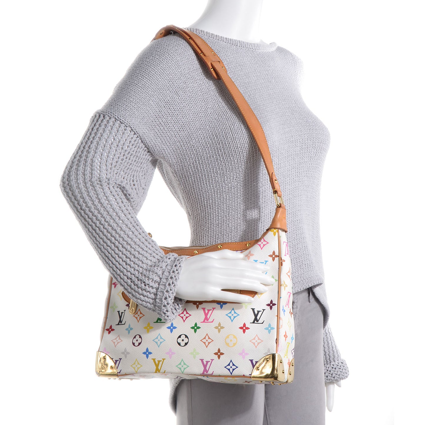 Monogram Multicolor Boulogne White