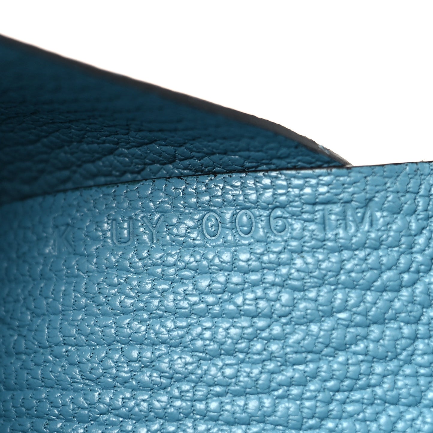 Chevre Mysore Duo Calvi Card Case New Blue Jean