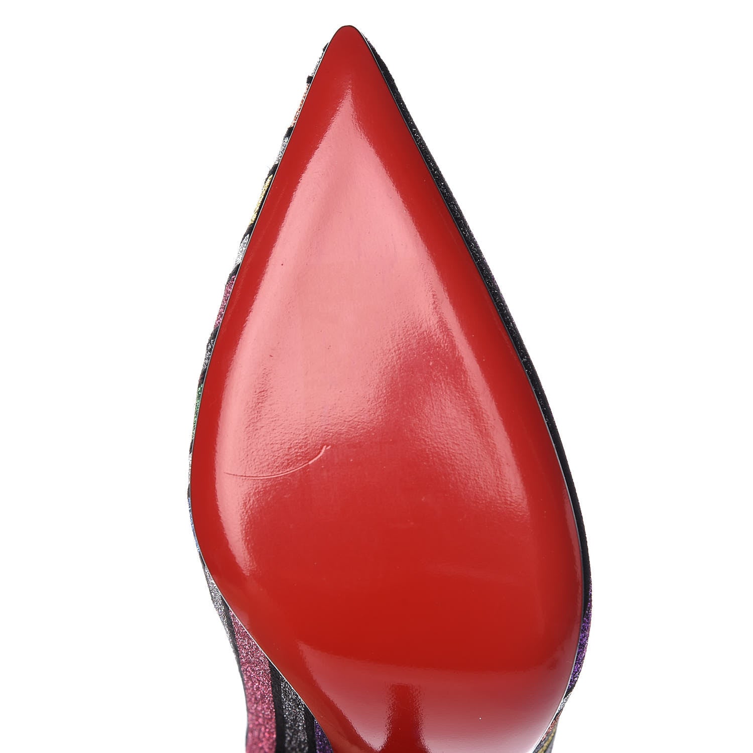 Christian Louboutin Suede Stripyglitter So Kate 120 Pumps 38 Multi 9 of 10