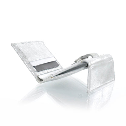 Fendi Zucchino Compact Wallet Silver 4 of 6