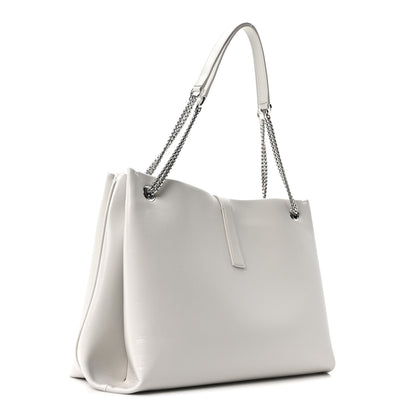 Salvatore Ferragamo Calfskin Large Mia Tote Grey 3 of 10