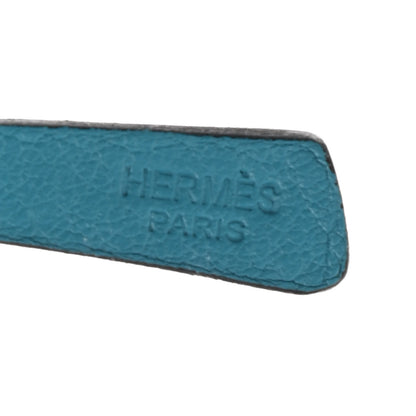 Hermes Swift Palm Tree Key Chain Bag Charm Bleu Izmir 3 of 3