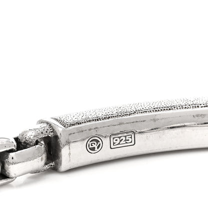 David Yurman Sterling Silver Diamond Pave ID Bar Bracelet 3 of 3