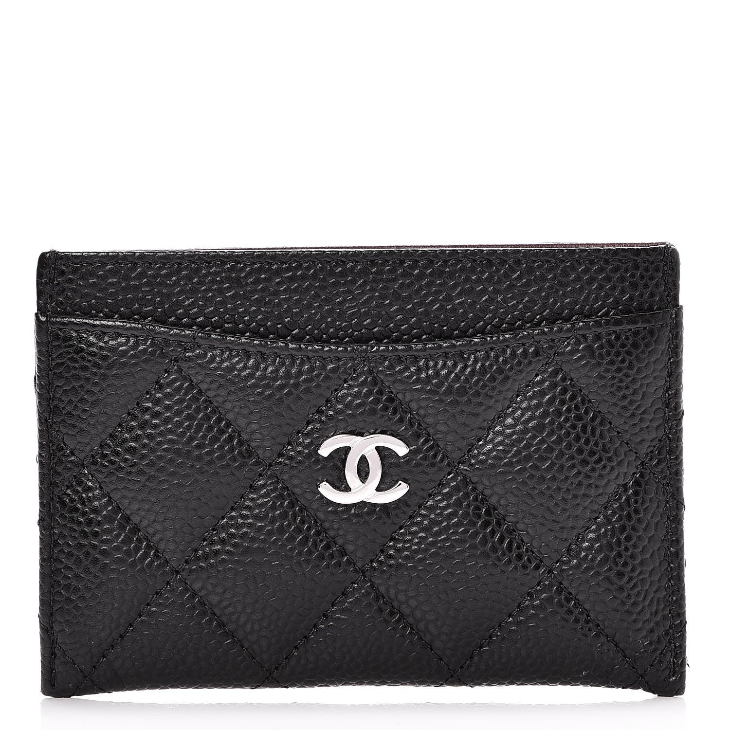 Chanel Caviar Quilted Card Holder Black 1 of 8
