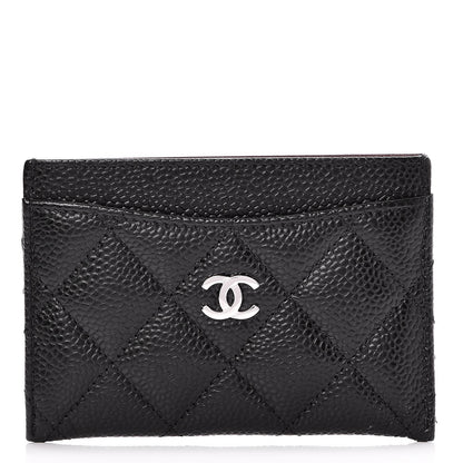 Chanel Caviar Quilted Card Holder Black 1 of 8