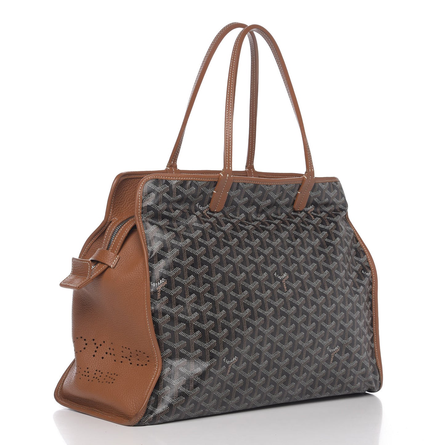 Goyardine Sac Hardy Pet Carrier PM Black Gold
