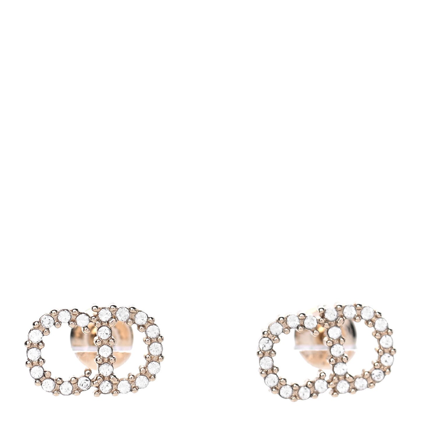 Crystal Clair D Lune Earrings Gold