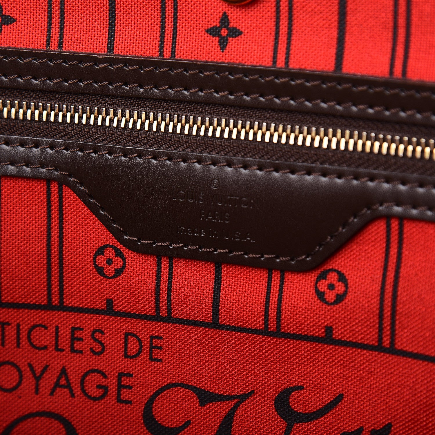 Louis Vuitton Damier Ebene Neverfull GM 5 of 9