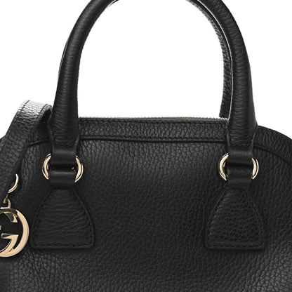 Gucci Dollar Calfskin Small GG Charm Dome Bag Black 7 of 9